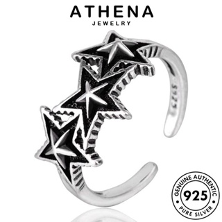 ATHENA JEWELRY เกาหลี เครื่องประดับ เงิน ดาวห้าแฉกแฟชั่น แฟชั่น ต้นฉบับ ผู้หญิง แหวน แท้ 925 เครื่องประดับ Silver R1529