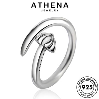 ATHENA JEWELRY ผู้หญิง แหวน ร่มสร้างสรรค์ เครื่องประดับ เงิน Silver เกาหลี 925 ต้นฉบับ แฟชั่น เครื่องประดับ แท้ R1537