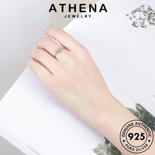 ATHENA JEWELRY แหวน 925 แฟชั่น Silver เงิน ผู้หญิง มอยส์ซาไนท์ไดมอนด์ มูสที่สร้างสรรค์ เครื่องประดับ เครื่องประดับ เกาหลี ต้นฉบับ แท้ R1540