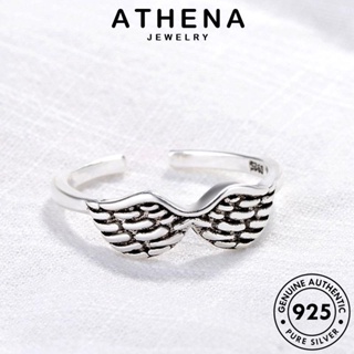 ATHENA JEWELRY 925 ผู้หญิง เงิน นางฟ้าผู้สร้างสรรค์ แหวน เกาหลี แท้ Silver แฟชั่น เครื่องประดับ เครื่องประดับ ต้นฉบับ R1541