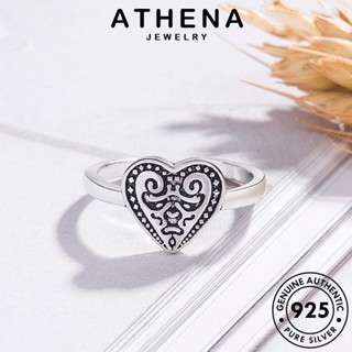 ATHENA JEWELRY เกาหลี เงิน ต้นฉบับ แหวน Silver วินเทจ ผู้หญิง 925 เครื่องประดับ แท้ เครื่องประดับ แฟชั่น R1546