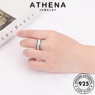 ATHENA JEWELRY แหวน แท้ แฟชั่น เครื่องประดับ เกาหลี วินเทจ Silver เงิน ต้นฉบับ เครื่องประดับ ผู้หญิง 925 R1550