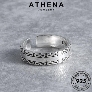 ATHENA JEWELRY 925 แหวน ผู้หญิง เงิน แท้ ดอกไม้ข้ามย้อนยุค Silver แฟชั่น เกาหลี เครื่องประดับ ต้นฉบับ เครื่องประดับ R1511