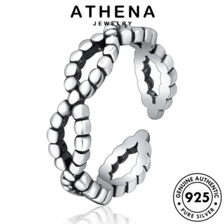 ATHENA JEWELRY แท้ ต้นฉบับ ผู้หญิง เครื่องประดับ แฟชั่น Silver แหวน เกาหลี 925 เครื่องประดับ ปมวินเทจ เงิน R1573