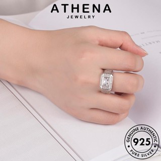 ATHENA JEWELRY โกลด์ ไดมอนด์ แท้ มอยส์ซาไนท์ Silver แฟชั่น เครื่องประดับ 925 ต้นฉบับ แหวน มีคุณธรรมสูง ผู้ชาย เงิน เกาหลี เครื่องประดับ R1575