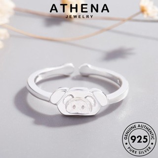 ATHENA JEWELRY เกาหลี ผู้หญิง เครื่องประดับ แฟชั่น Silver ต้นฉบับ หมูหวาน 925 แหวน เครื่องประดับ แท้ เงิน R1578