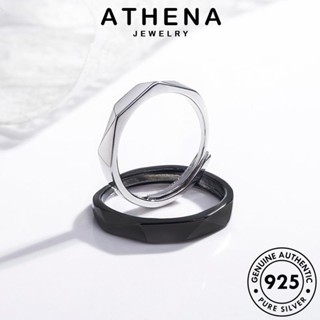 ATHENA JEWELRY แท้ แฟชั่น ต้นฉบับ ทอง เครื่องประดับ Silver 925 เครื่องประดับ แหวน แห้วแฟชั่น เกาหลี เงิน คู่รัก R1555