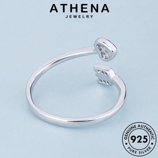 ATHENA JEWELRY Silver ไดมอนด์ เกาหลี แฟชั่น มอยส์ซาไนท์ โกลด์ เครื่องประดับ ต้นฉบับ แท้ เงิน ผู้หญิง เครื่องประดับ แหวน 925 R1607