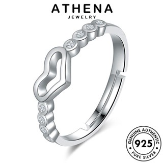 ATHENA JEWELRY เครื่องประดับ แหวน แท้ สด แฟชั่น ผู้หญิง 925 เกาหลี เงิน ต้นฉบับ ทอง Silver เครื่องประดับ R1609