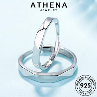 ATHENA JEWELRY Silver แท้ คู่รัก แฟชั่น เครื่องประดับ เครื่องประดับ แหวน 925 เงิน ต้นฉบับ เกาหลี เรขาคณิตอารมณ์ ทอง R1616