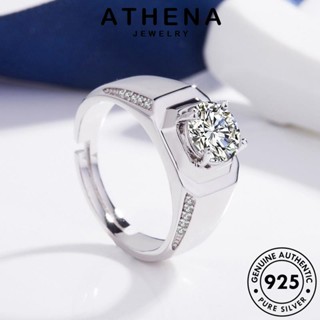 ATHENA JEWELRY Silver แฟชั่น ทอง ผู้ชาย แท้ แหวน ต้นฉบับ 925 เกาหลี เครื่องประดับ เครื่องประดับ เงิน R1597