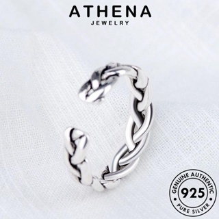 ATHENA JEWELRY บิดส่วนบุคคล 925 เงิน Silver เครื่องประดับ แท้ เกาหลี ผู้หญิง แหวน แฟชั่น เครื่องประดับ ต้นฉบับ R1658