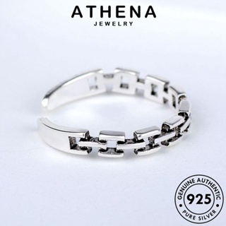 ATHENA JEWELRY เครื่องประดับ แท้ เงิน เครื่องประดับ เกาหลี ข้ามวินเทจ Silver ผู้หญิง 925 แฟชั่น ต้นฉบับ แหวน R1659