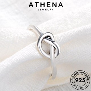 ATHENA JEWELRY 925 ผู้หญิง ต้นฉบับ เกาหลี เงิน ที่จะทอ แหวน แฟชั่น แท้ เครื่องประดับ เครื่องประดับ Silver R1663