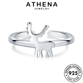 ATHENA JEWELRY เกาหลี แฟชั่น Silver กวางแฟชั่น เงิน แหวน เครื่องประดับ เครื่องประดับ ต้นฉบับ แท้ ผู้หญิง 925 R1639