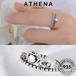 ATHENA JEWELRY เงิน ผู้หญิง Silver 925 แฟชั่น มงกุฎวินเทจ แท้ เกาหลี แหวน ต้นฉบับ เครื่องประดับ เครื่องประดับ R1655