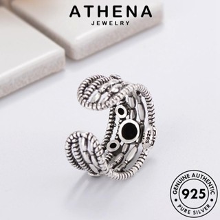 ATHENA JEWELRY เครื่องประดับ ต้นฉบับ Silver เครื่องประดับ แท้ บิดย้อนยุค เงิน แฟชั่น ผู้หญิง 925 เกาหลี แหวน R1710