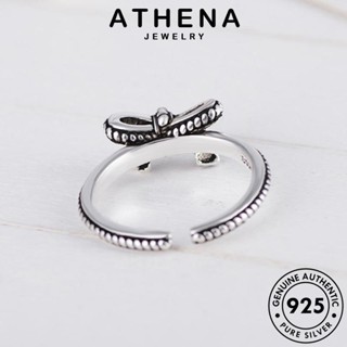 ATHENA JEWELRY แท้ เกาหลี 925 ต้นฉบับ เครื่องประดับ เงิน Silver ผู้หญิง หูกระต่าย แฟชั่น เครื่องประดับ แหวน R1714