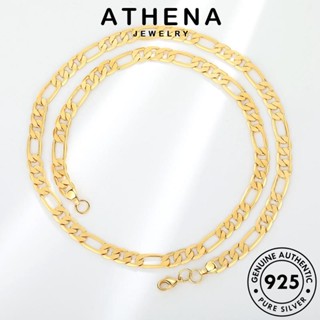 ATHENA JEWELRY เครื่องประดับ แท้ จี้ ต้นฉบับ 925 Silver วินเทจ แฟชั่น เครื่องประดับ ผู้หญิง สร้อยคอ ทอง เกาหลี เงิน N15