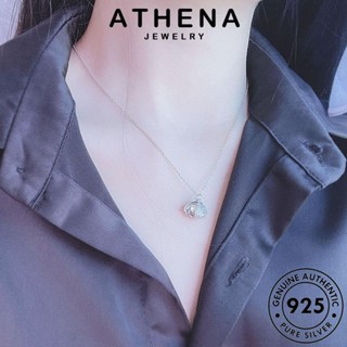 ATHENA JEWELRY 925 แท้ เครื่องประดับ เครื่องประดับ ไข่มุกทอง ผู้หญิง สร้อยคอ Silver เงิน จี้ แฟชั่น เกาหลี ต้นฉบับ เปลือกแฟชั่น N102