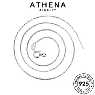 ATHENA JEWELRY ต้นฉบับ Silver ผู้หญิง ทอง จี้ เครื่องประดับ 925 แฟชั่น แท้ เกาหลี สร้อยคอ เงิน เครื่องประดับ กล่องธรรมดา N115