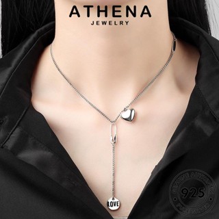 ATHENA JEWELRY จี้ ผู้หญิง ต้นฉบับ แฟชั่น 925 เงิน สร้อยคอ เครื่องประดับ Silver เครื่องประดับ แท้ พู่วินเทจ เกาหลี N205