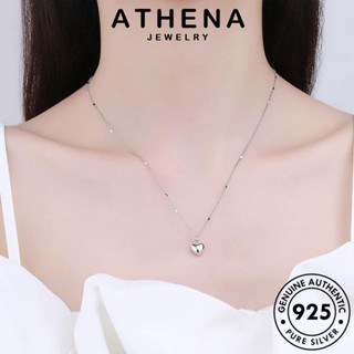 ATHENA JEWELRY สร้อยคอ เกาหลี 925 ผู้หญิง จี้ เครื่องประดับ แฟชั่น Silver แท้ ทอง เครื่องประดับ ต้นฉบับ รักบุคลิกภาพ เงิน N231