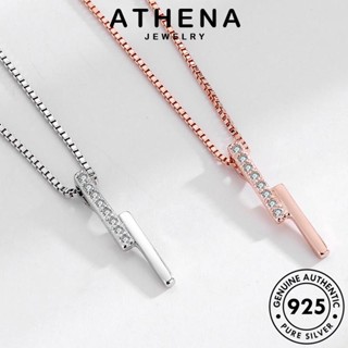 ATHENA JEWELRY แถบเกาหลี Silver จี้ เครื่องประดับ มอยส์ซาไนท์ สร้อยคอ ผู้หญิง โกลด์ เครื่องประดับ 925 ต้นฉบับ แฟชั่น เกาหลี แท้ เงิน ไดมอนด์ N238