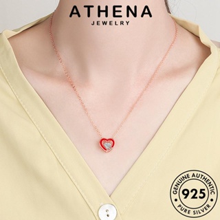 ATHENA JEWELRY เกาหลี แท้ Silver เครื่องประดับ 925 เครื่องประดับ จี้ สร้อยคอ แฟชั่น เงิน แฟชั่น ผู้หญิง ต้นฉบับ ทอง N252