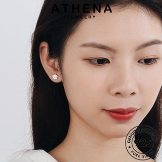 ATHENA JEWELRY เครื่องประดับ แท้ ต่างหู ผู้หญิง Silver เมฆสีรุ้ง ตุ้มหู แฟชั่น หนีบ เครื่องประดับ เงิน เกาหลี 925 ห่วง ต้นฉบับ E47