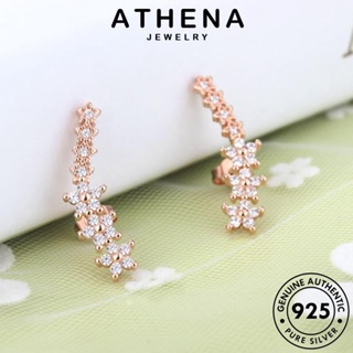 ATHENA JEWELRY ไดมอนด์ Silver เกาหลี ดาว ห่วง ผู้หญิง แฟชั่น ต้นฉบับ 925 เครื่องประดับ ตุ้มหู มอยส์ซาไนท์ แท้ โกลด์ เครื่องประดับ ต่างหู เงิน หนีบ E29