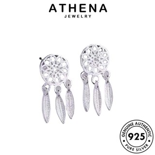 ATHENA JEWELRY 925 เกาหลี แฟชั่น แท้ เงิน ตุ้มหู ผู้หญิง ดรีมแคชเชอร์ เครื่องประดับ ต้นฉบับ ห่วง เครื่องประดับ ต่างหู Silver หนีบ E246