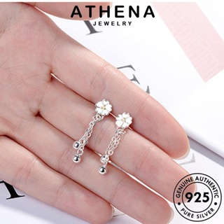 ATHENA JEWELRY แท้ ต้นฉบับ ผู้หญิง แฟชั่น เกาหลี เงิน หนีบ ต่างหู เครื่องประดับ Silver เครื่องประดับ 925 ห่วง ดอกซากุระ ตุ้มหู E460