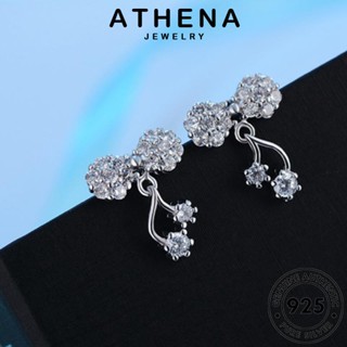 ATHENA JEWELRY แท้ เครื่องประดับ ต้นฉบับ ไดมอนด์ กลม เครื่องประดับ 925 แฟชั่น โกลด์ ตุ้มหู Silver ผู้หญิง ต่างหู มอยส์ซาไนท์ เงิน เกาหลี หนีบ ห่วง E662