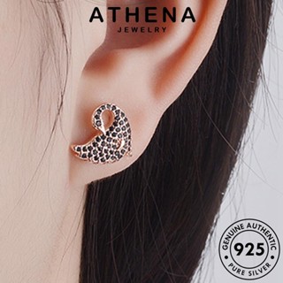 ATHENA JEWELRY เกาหลี ตุ้มหู Silver เงิน หงส์ ต้นฉบับ มอยส์ซาไนท์ ผู้หญิง ต่างหู โกลด์ หนีบ เครื่องประดับ ห่วง แฟชั่น ไดมอนด์ 925 แท้ เครื่องประดับ E837