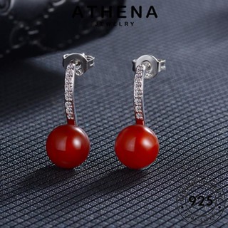 ATHENA JEWELRY โมรา เครื่องประดับ เครื่องประดับ เกาหลี ตุ้มหู ต่างหู ผู้หญิง กลม เงิน ต้นฉบับ หนีบ แท้ ห่วง แฟชั่น Silver 925 E922