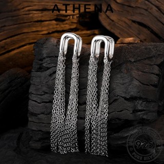 ATHENA JEWELRY เครื่องประดับ ตุ้มหู ต่างหู ผู้หญิง รูปตัวยู เครื่องประดับ เกาหลี ต้นฉบับ ห่วง แท้ หนีบ เงิน แฟชั่น 925 Silver E1003