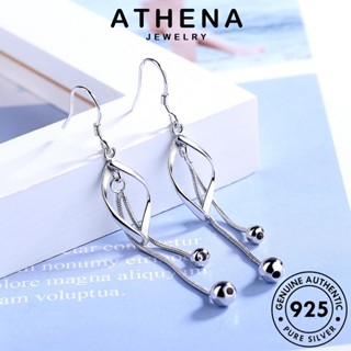 ATHENA JEWELRY เงิน ตุ้มหู ต้นฉบับ ต่างหู Silver 925 หนีบ แฟชั่น เครื่องประดับ ห่วง แท้ เกาหลี เครื่องประดับ ย้อนกลับ ผู้หญิง E1105