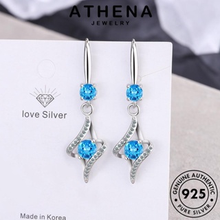 ATHENA JEWELRY 925 เงิน กลม ต่างหู Silver เครื่องประดับ เกาหลี ตุ้มหู ผู้หญิง หนีบ เครื่องประดับ แฟชั่น ห่วง ต้นฉบับ แท้ E1188