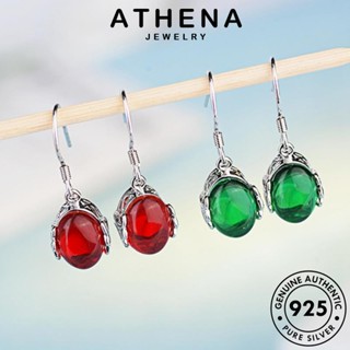 ATHENA JEWELRY กลม ห่วง แฟชั่น ต้นฉบับ เครื่องประดับ เครื่องประดับ หนีบ ตุ้มหู เงิน ต่างหู ผู้หญิง โมรา เกาหลี แท้ 925 Silver E1236