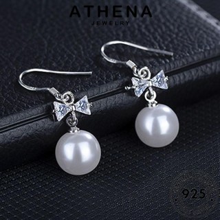 ATHENA JEWELRY ต้นฉบับ หูกระต่าย ตุ้มหู Silver ไข่มุก แท้ แฟชั่น เงิน เกาหลี ต่างหู เครื่องประดับ 925 ผู้หญิง ห่วง เครื่องประดับ หนีบ E1239