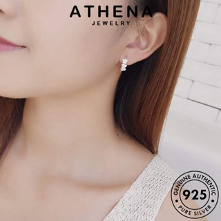 ATHENA JEWELRY เงิน เกาหลี แฟชั่น ผู้หญิง Silver ดอกเคมีเลีย แท้ ต่างหู หนีบ 925 เครื่องประดับ ต้นฉบับ ตุ้มหู ห่วง เครื่องประดับ E1271