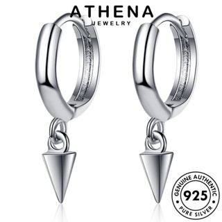 ATHENA JEWELRY แฟชั่น หนีบ ต้นฉบับ ห่วง เครื่องประดับ Silver ผู้หญิง ต่างหู ตุ้มหู 925 แท้ รูปกรวย ทอง เครื่องประดับ เกาหลี เงิน E1319