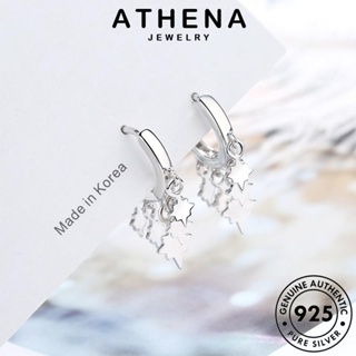 ATHENA JEWELRY เครื่องประดับ ผู้หญิง ต่างหู ตุ้มหู หนีบ ฟ้าผ่า ทอง เกาหลี ต้นฉบับ แท้ แฟชั่น 925 Silver ห่วง เครื่องประดับ เงิน E1488