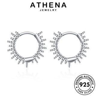 ATHENA JEWELRY แท้ เครื่องประดับ 925 ลูกปัดกลม ต้นฉบับ เครื่องประดับ เกาหลี ตุ้มหู หนีบ เงิน ทอง ห่วง ผู้หญิง Silver ต่างหู แฟชั่น E1479