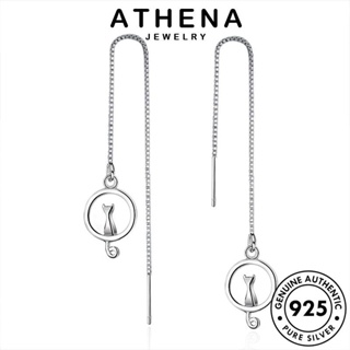 ATHENA JEWELRY แมว เครื่องประดับ 925 หนีบ เกาหลี ห่วง Silver เครื่องประดับ แท้ ต้นฉบับ เงิน ต่างหู ผู้หญิง แฟชั่น ตุ้มหู E1541