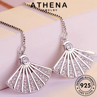 ATHENA JEWELRY Silver เกาหลี ภาค เงิน เครื่องประดับ หนีบ ต่างหู ต้นฉบับ ผู้หญิง ตุ้มหู เครื่องประดับ แฟชั่น ไข่มุก 925 ห่วง แท้ E1667