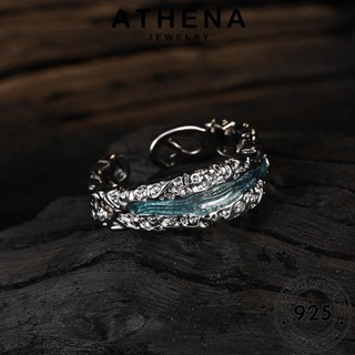 ATHENA JEWELRY แหวน Silver ลาวาที่ผิดปกติ ต้นฉบับ ผู้หญิง แท้ แฟชั่น เครื่องประดับ 925 เงิน เกาหลี เครื่องประดับ R7