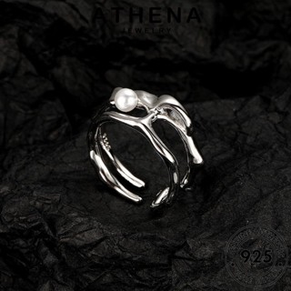 ATHENA JEWELRY เส้นไม่สม่ำเสมอ เงิน เกาหลี แท้ ไข่มุกทอง 925 เครื่องประดับ Silver ผู้หญิง ต้นฉบับ แฟชั่น แหวน เครื่องประดับ R8