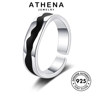 ATHENA JEWELRY เกาหลี เงิน แท้ ต้นฉบับ เครื่องประดับ แฟชั่น เครื่องประดับ Silver แหวน 925 ผู้หญิง ไม่สม่ำเสมอ R14